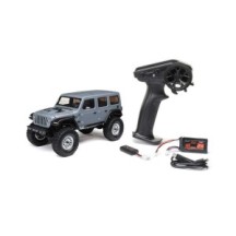 Axial Racing 1-24 SCX24 2019 Jeep Wrangler JLU CRC 4X4 RTR Brushed Rock Crawler Battery & Charger Included Gray AXI00002V3T3