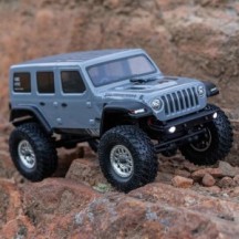 Axial Racing 1-24 SCX24 2019 Jeep Wrangler JLU CRC 4X4 RTR Brushed Rock Crawler Battery & Charger Included Gray AXI00002V3T3