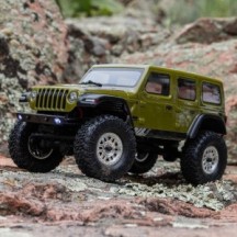 Axial Racing 1-24 SCX24 2019 Jeep Wrangler JLU CRC 4X4 RTR Brushed Rock Crawler Battery & Charger Included Green AXI00002V3T4