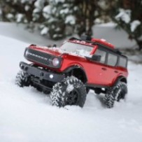 Axial Racing 1-24 SCX24 2021 Ford Bronco 4X4 RTR Brushed Rock Crawler Battery & Charger Included Red AXI00006T1