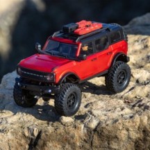 Axial Racing 1-24 SCX24 2021 Ford Bronco 4X4 RTR Brushed Rock Crawler Battery & Charger Included Red AXI00006T1