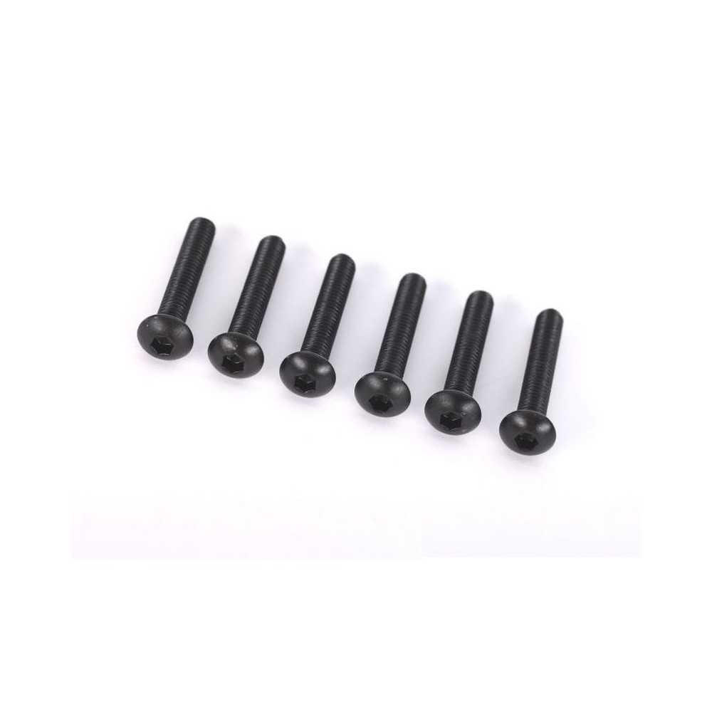 Traxxas Screws 4x24mm button-head machine (hex drive) (6) TRX2455 Traxxas Screws 4x24mm button-head machine (hex drive) (6) TRX2455