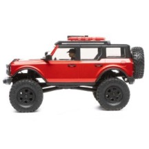 Axial Racing 1-24 SCX24 2021 Ford Bronco 4X4 RTR Brushed Rock Crawler Battery & Charger Included Red AXI00006T1