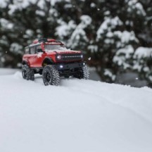 Axial Racing 1-24 SCX24 2021 Ford Bronco 4X4 RTR Brushed Rock Crawler Battery & Charger Included Red AXI00006T1
