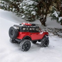 Axial Racing 1-24 SCX24 2021 Ford Bronco 4X4 RTR Brushed Rock Crawler Battery & Charger Included Red AXI00006T1