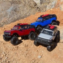 Axial Racing 1-24 SCX24 2021 Ford Bronco 4X4 RTR Brushed Rock Crawler Battery & Charger Included Red AXI00006T1