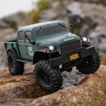 Axial Racing 1-24 SCX24 Dodge Power Wagon 4X4 RTR Brushed Rock Crawler Battery & Charger Included Green AXI00007T2