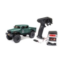 Axial Racing 1-24 SCX24 Dodge Power Wagon 4X4 RTR Brushed Rock Crawler Battery & Charger Included Green AXI00007T2