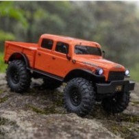Axial Racing 1-24 SCX24 Dodge Power Wagon 4X4 RTR Brushed Rock Crawler Battery & Charger Included Orange AXI00007T1