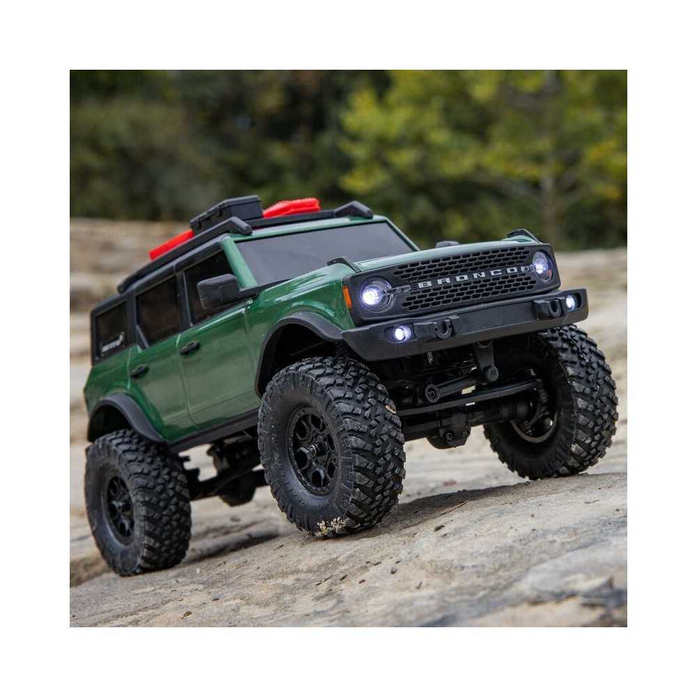 Axial Racing 1-24 SCX24 Ford Bronco 4X4 RTR Brushed Rock Crawler Battery & Charger Included Green AXI00006V2T5 Axial Racing 1-24 SCX24 Ford Bronco 4X4 RTR Brushed Rock Crawler Battery & Charger Included Green AXI00006V2T5