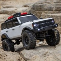 Axial Racing 1-24 SCX24 Ford Bronco 4X4 RTR Brushed Rock Crawler Battery & Charger Included White AXI00006V2T4