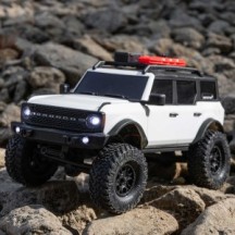 Axial Racing 1-24 SCX24 Ford Bronco 4X4 RTR Brushed Rock Crawler Battery & Charger Included White AXI00006V2T4