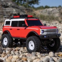 Axial Racing 1-24 SCX24 Ford Bronco Heritage Edition 4X4 RTR Brushed Rock Crawler Battery & Charger Included Red AXI00006V2T6