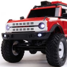 Axial Racing 1-24 SCX24 Ford Bronco Heritage Edition 4X4 RTR Brushed Rock Crawler Battery & Charger Included Red AXI00006V2T6