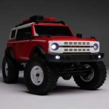 Axial Racing 1-24 SCX24 Ford Bronco Heritage Edition 4X4 RTR Brushed Rock Crawler Battery & Charger Included Red AXI00006V2T6