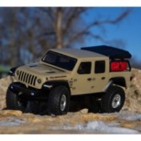 Axial Racing 1-24 SCX24 Jeep JT Gladiator 4X4 RTR Brushed Rock Crawler Battery & Charger Included Beige AXI00005T1