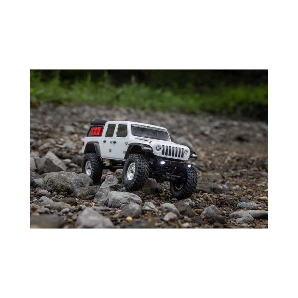Axial Racing 1-24 SCX24 Jeep JT Gladiator 4X4 RTR Brushed Rock Crawler Battery & Charger Included White AXI00005V2T4 Axial Racing 1-24 SCX24 Jeep JT Gladiator 4X4 RTR Brushed Rock Crawler Battery & Charger Included White AXI00005V2T4