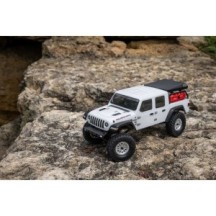 Axial Racing 1-24 SCX24 Jeep JT Gladiator 4X4 RTR Brushed Rock Crawler Battery & Charger Included White AXI00005V2T4