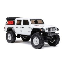 Axial Racing 1-24 SCX24 Jeep JT Gladiator 4X4 RTR Brushed Rock Crawler Battery & Charger Included White AXI00005V2T4