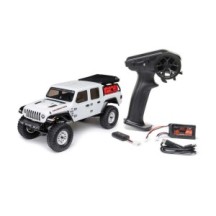 Axial Racing 1-24 SCX24 Jeep JT Gladiator 4X4 RTR Brushed Rock Crawler Battery & Charger Included White AXI00005V2T4