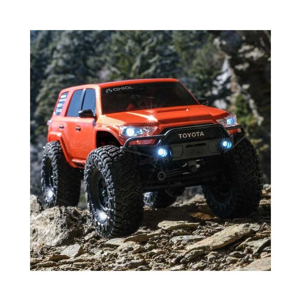 Axial Racing 1-24 SCX24 Toyota 4Runner 4X4 RTR Brushed Rock Crawler Battery & Charger Included Orange AXI-2035T1 Axial Racing 1-24 SCX24 Toyota 4Runner 4X4 RTR Brushed Rock Crawler Battery & Charger Included Orange AXI-2035T1