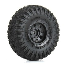 Pro-Line Racing 1-30 Aztek Front-Rear Mounted Black Clobber 4 for Axial SCX30 PRO1031910