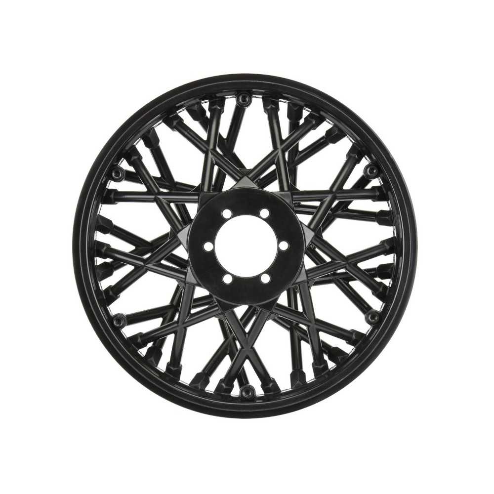 Pro-Line Racing 1-4 Bullyspoke V2 Bead Rear Wheel Black: Promoto-MX PRO283303
