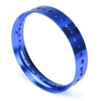 Pro-Line Racing 1-4 Pro-Spec Aluminum Front Rim Blue: Promoto-MX PRO283605