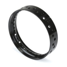 Pro-Line Racing 1-4 Pro-Spec Aluminum Rear Rim Black: Promoto-MX PRO283706