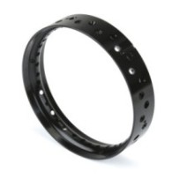 Pro-Line Racing 1-4 Pro-Spec Aluminum Rear Rim Black: Promoto-MX PRO283706