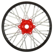 Pro-Line Racing 1-4 Pro-Spec Aluminum V2 Bead Front Wheel Black-Red 1: Promoto-MX PRO283600T2