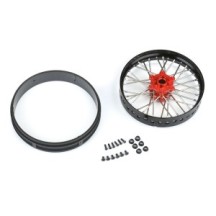 Pro-Line Racing 1-4 Pro-Spec Aluminum V2 Bead Front Wheel Black-Red 1: Promoto-MX PRO283600T2