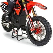 Pro-Line Racing 1-4 Pro-Spec Aluminum V2 Bead Front Wheel Black-Red 1: Promoto-MX PRO283600T2