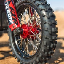 Pro-Line Racing 1-4 Pro-Spec Aluminum V2 Bead Front Wheel Black-Red 1: Promoto-MX PRO283600T2