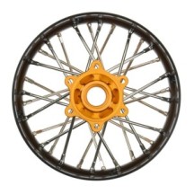 Pro-Line Racing 1-4 Pro-Spec Aluminum V2 Bead Rear Wheel Black-Gold 1: Promoto-SM PRO284800T3