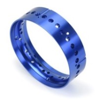 Pro-Line Racing 1-4 Pro-Spec Blue Aluminum Front Rim: Promoto-SM PRO284705