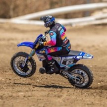 Team Losi 1-4 Promoto-MX Club MX 2S RTR Brushless Motorcycle Blue LOS06000T2