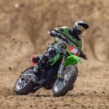 Team Losi 1-4 Promoto-MX Pro Circuit 2S RTR Brushless Motorcycle Battery and Charger Included Green LOS06002