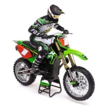 Team Losi 1-4 Promoto-MX Pro Circuit 2S RTR Brushless Motorcycle Battery and Charger Included Green LOS06002
