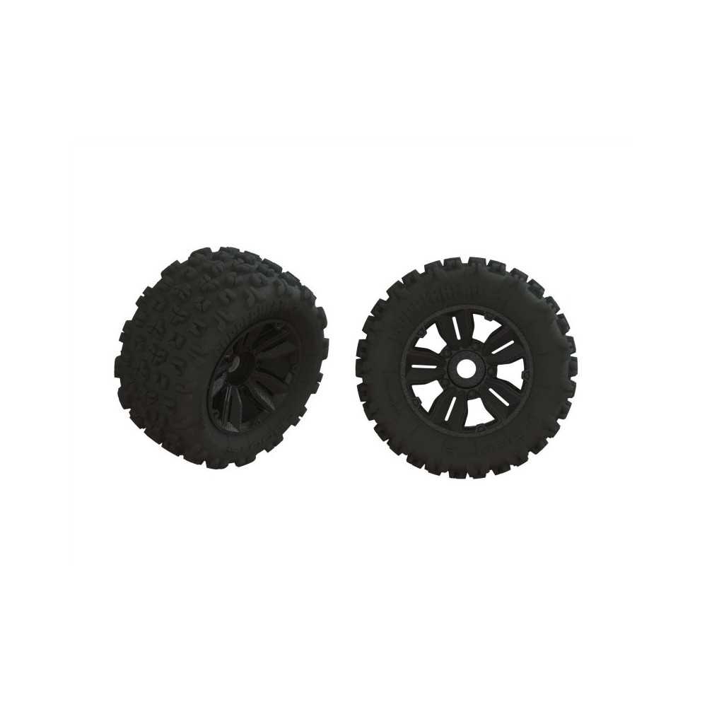Arrma 1-5 dBoots Copperhead2 SB MT Front-Rear 3.9 Pre-Mounted Tires 24mm Hex 2 ARA550061