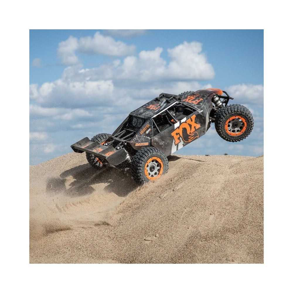 Team Losi 1-5 DBXL-E 2.0 V2 Fox 8S 4X4 RTR Brushless Desert Buggy Orange LOS05020V2T1
