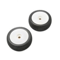 Team Losi 1-5 Mounted Wheel and Tire White 2: 5IVE-B TLR45005