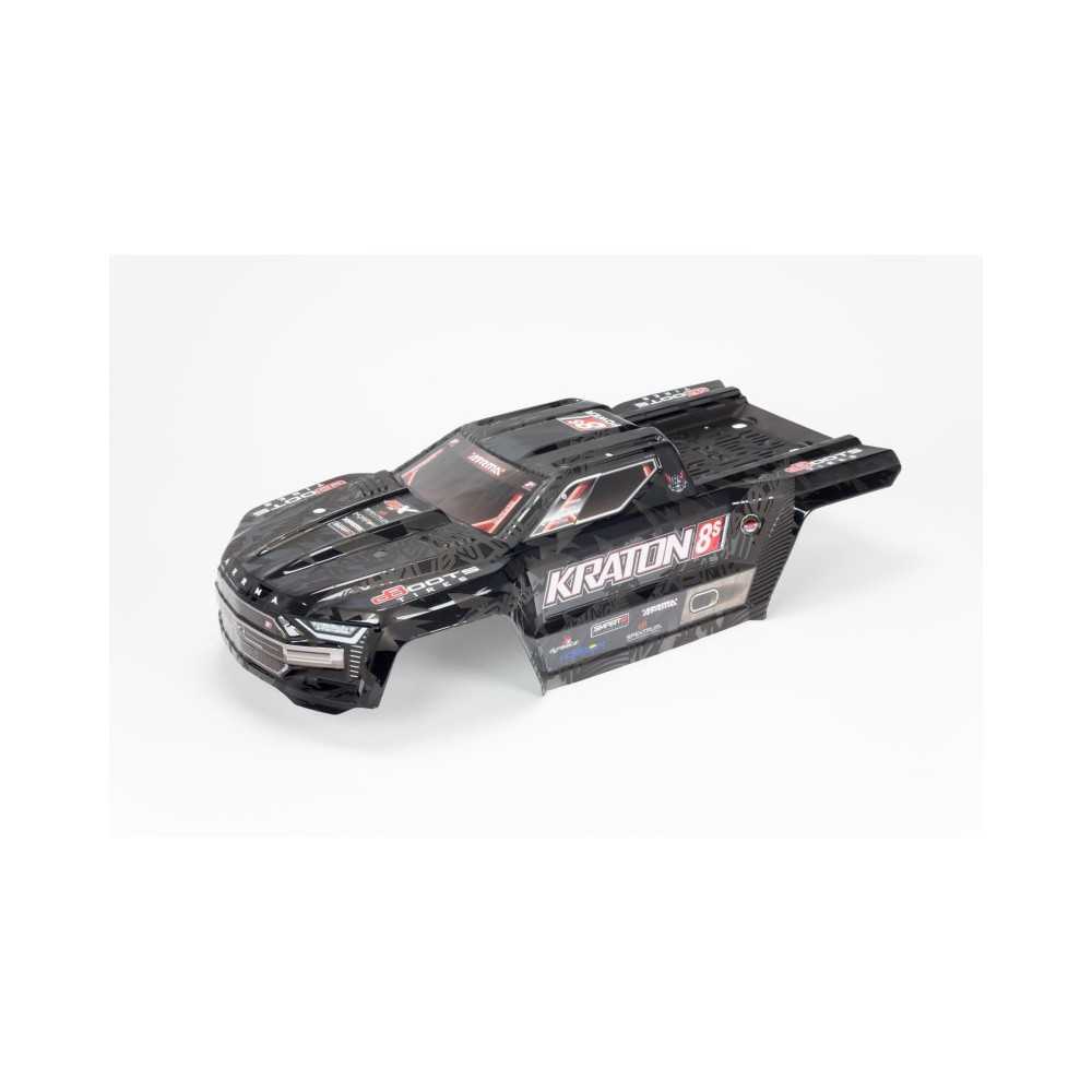 Arrma 1-5 Painted Body Black: KRATON 4X4 8S EXB ARA409008 Arrma 1-5 Painted Body Black: KRATON 4X4 8S EXB ARA409008