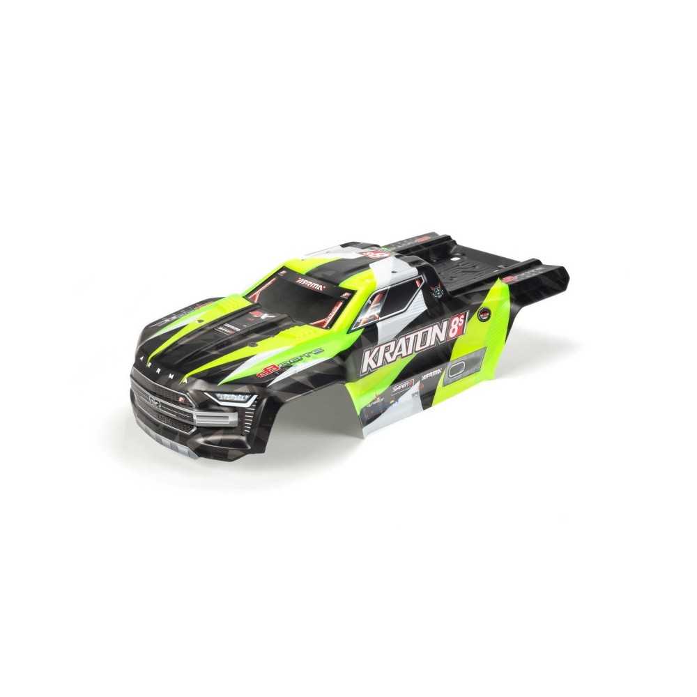 Arrma 1-5 Painted Body Green: KRATON 4X4 8S BLX ARA409001 Arrma 1-5 Painted Body Green: KRATON 4X4 8S BLX ARA409001
