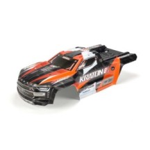 Arrma 1-5 Painted Body Orange: KRATON 4X4 8S BLX ARA409007