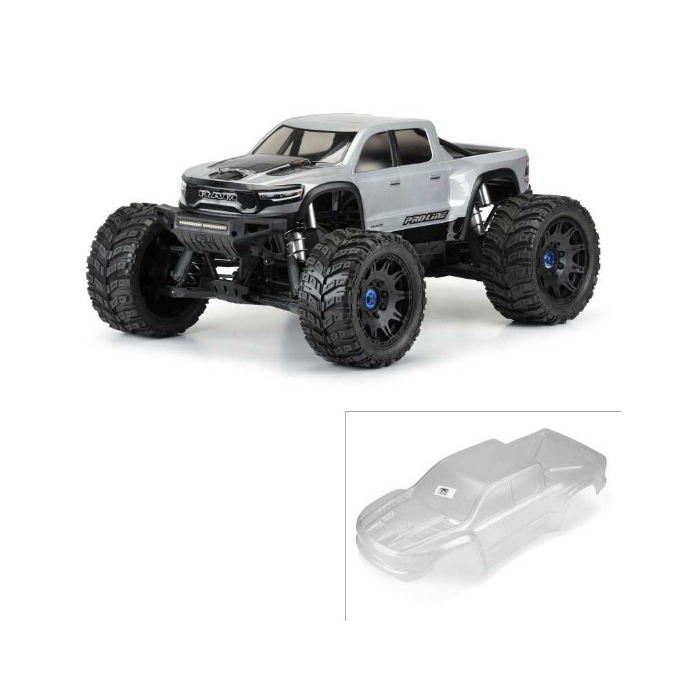 Pro-Line Racing 1-5 Pre-Cut 2021 Ram 1500 Clear Body: X-MAXX PRO357417