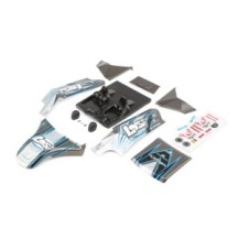 Losi 1-5 Screened Body Set Grey: DBXL-E LOS250017
