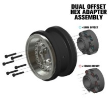 Pro-Line Racing 1-6 Black Rhino Armory Alum 2.9 Dual Offset SCX6 Wheels 2 Gunmetal PRO282600
