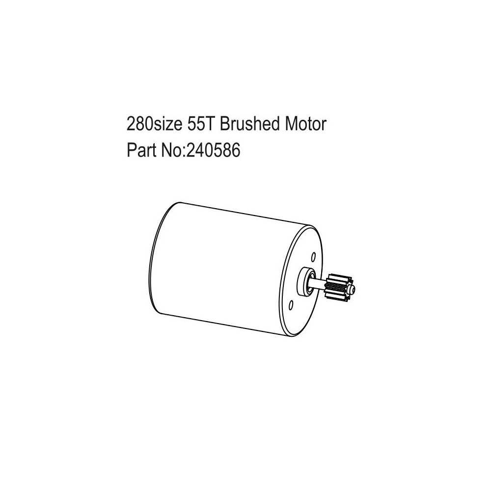 Absima 280size 55T Brushed Motor HBP240586 Absima 280size 55T Brushed Motor HBP240586