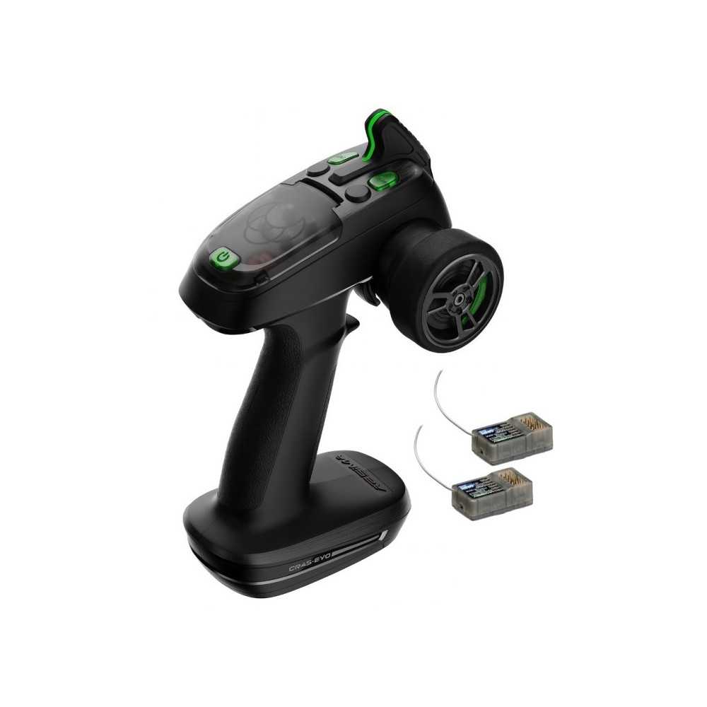 Absima 4-Channel Radio CR4S-EVO 2.4GHz incl. 2* 6-CH RX 2000110 Absima 4-Channel Radio CR4S-EVO 2.4GHz incl. 2* 6-CH RX 2000110